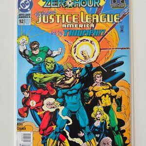 JUSTICE LEAGUE America #92 Sep 1994 DC Comics Zero Hour - Return of the Hero! VF